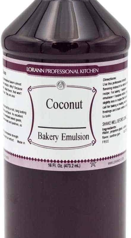 LorAnn Coconut Bakery Emulsion, 16 ounce bottle